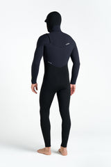 C-Skins NuWave Rewired 6/4 Hooded Wetsuit - Black/Lime