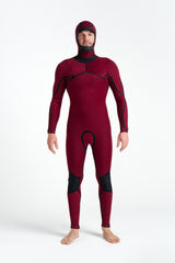 C-Skins NuWave Rewired 6/4 Hooded Wetsuit - Black/Lime