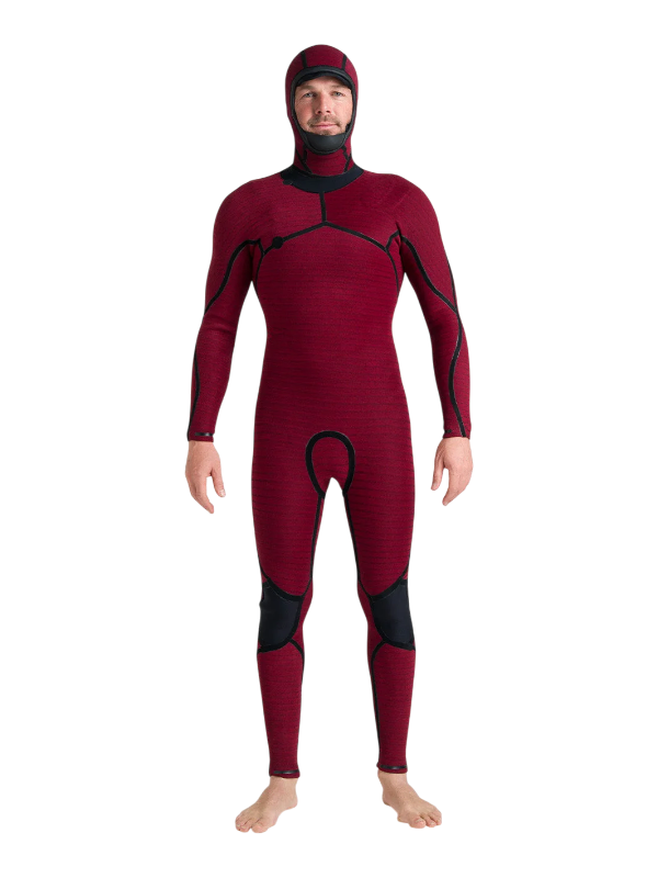 C-Skins NuWave Rewired 6/5 Hooded Wetsuit - Black/Lime