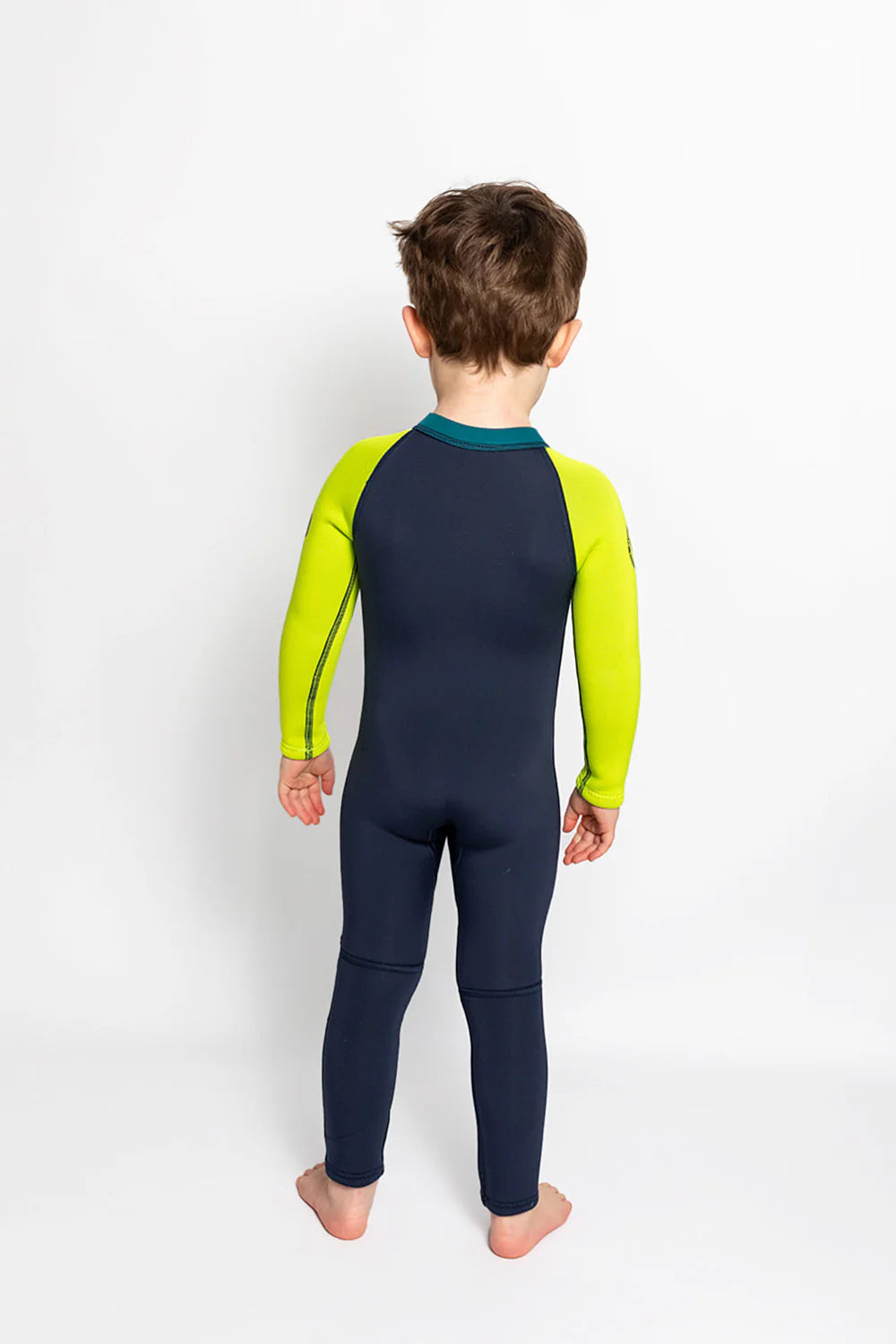 C-Skins Toddler NuWave C-Kid Front Zip Wetsuit - BlueStone/Lime