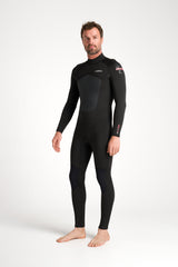 C-Skins NuWave Mens Legend 5/4/3 Wetsuit - Black/Neon Flare