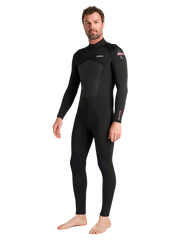 C-Skins NuWave Mens Legend 5/4/3 Wetsuit - Black/Neon Flare
