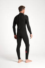 C-Skins NuWave Mens Legend 5/4/3 Wetsuit - Black/Neon Flare