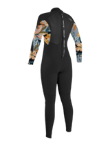 O'Neill Girls Epic 4/3 Wetsuit - Black/Demi Floral