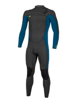 O'Neill Junior Ninja 5/4 Chest Zip Wetsuit - Black/UltraBlue