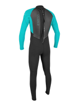 O'Neill Junior Reactor II 3/2 Wetsuit - Black/Light Aqua