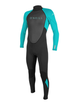 O'Neill Junior Reactor II 3/2 Wetsuit - Black/Light Aqua