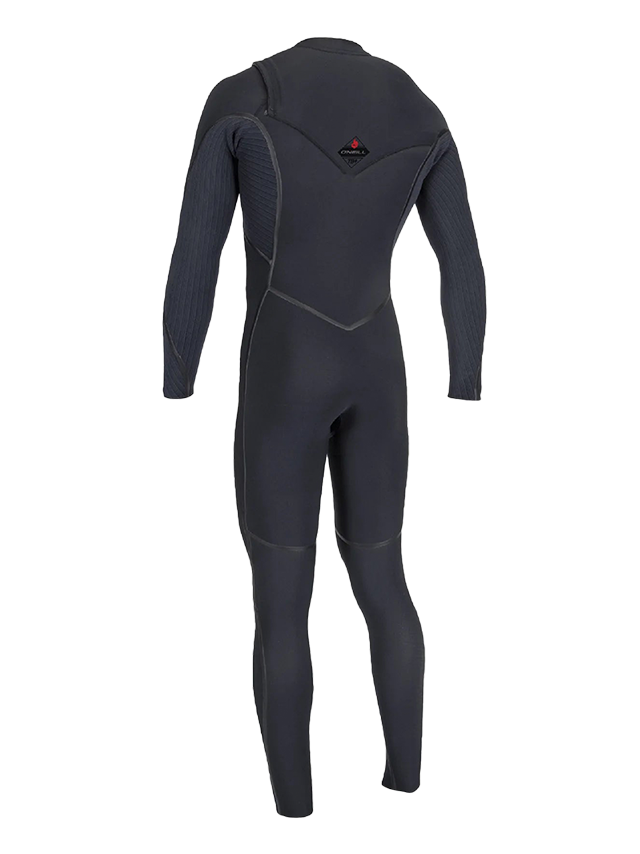 O'Neill Mens Hyperfreak Fire 4/3+ Chest Zip Wetsuit - Black