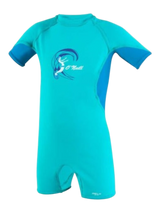 O'Neill Toddler O'Zone UV Rash Suit - Light Aqua/Sky/White