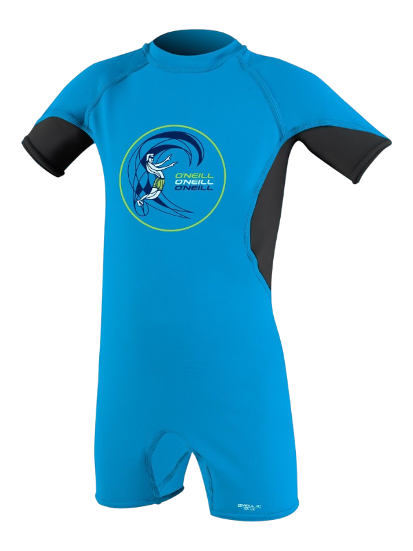 O'Neill Toddler O'Zone UV Rash Suit - Sky/Black/Lime