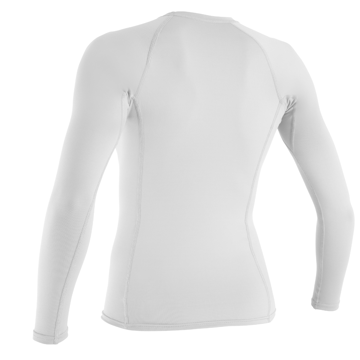 O'Neill Womens Basic Skins L/S Rash Vest - White-Rash Vests & Thermal Vests-troggs.com