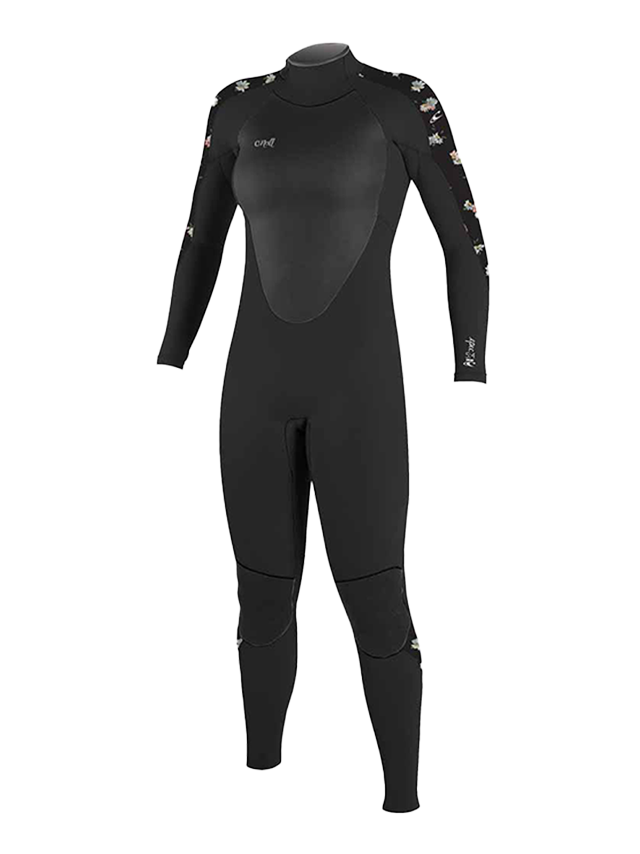 O'Neill Womens Epic 5/4 Wetsuit - Black/Cindy Daisy