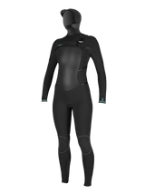 O'Neill Womens Psycho Tech 6/4+ Hooded Wetsuit - Black (SALE)