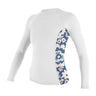 O'Neill Womens Sideprint L/S Rash Vest-Rash Vests & Thermal Vests-troggs.com