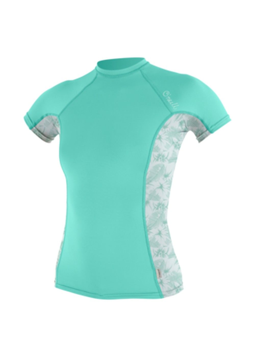 O'Neill Womens Sideprint S/S Rash Vest-Rash Vests & Thermal Vests-troggs.com