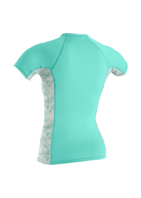 O'Neill Womens Sideprint S/S Rash Vest-Rash Vests & Thermal Vests-troggs.com