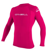 O'Neill Youth Basic Skins L/S Rash Vest-Rash Vests & Thermal Vests-troggs.com