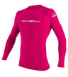 O'Neill Youth Basic Skins L/S Rash Vest-Rash Vests & Thermal Vests-troggs.com