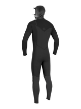 O'Neill Youth Hyperfreak 5/4+ Hooded Wetsuit - Black/Black