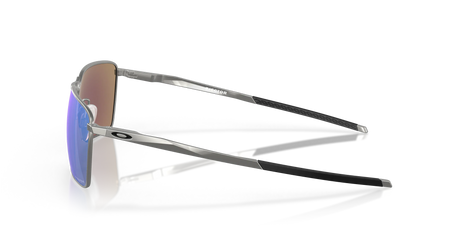 Oakley Ejector - Satin Chrome Frame with Prizm Sapphire Lens-Sunglasses-troggs.com