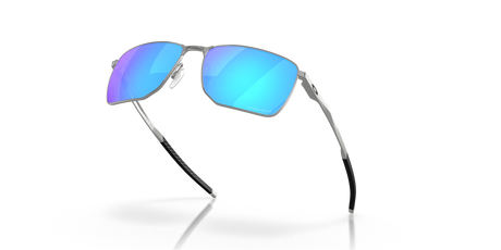 Oakley Ejector - Satin Chrome Frame with Prizm Sapphire Lens-Sunglasses-troggs.com