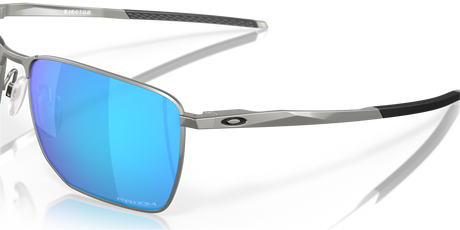 Oakley Ejector - Satin Chrome Frame with Prizm Sapphire Lens-Sunglasses-troggs.com