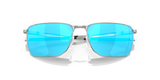 Oakley Ejector - Satin Chrome Frame with Prizm Sapphire Lens-Sunglasses-troggs.com