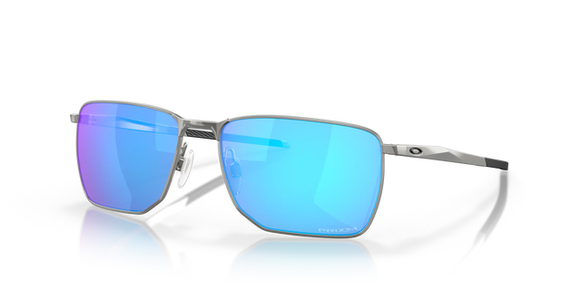 Oakley Ejector - Satin Chrome Frame with Prizm Sapphire Lens-Sunglasses-troggs.com