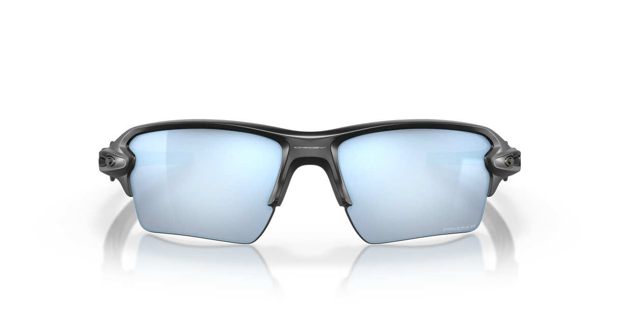 Oakley Flak 2.0 XL - Matte Black Frame with Prizm Deep Water Polarized Lens-Sunglasses-troggs.com