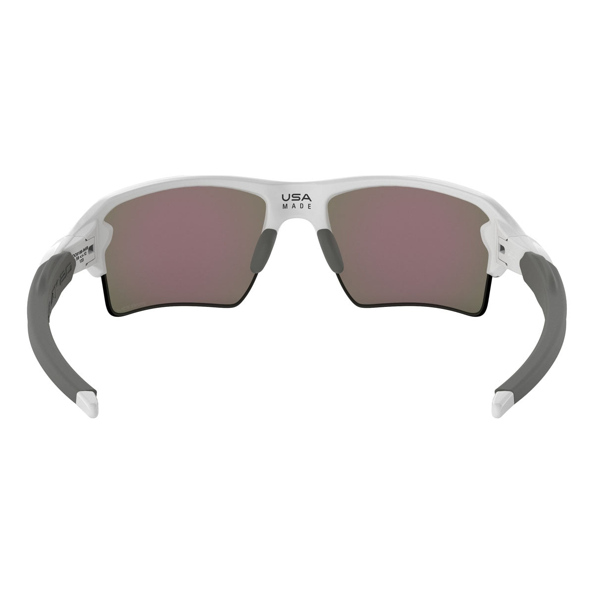 Oakley Flak 2.0 XL - Polished White Frame with Prizm Sapphire Lens-Sunglasses-troggs.com