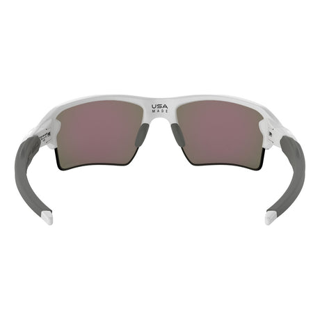 Oakley Flak 2.0 XL - Polished White Frame with Prizm Sapphire Lens-Sunglasses-troggs.com