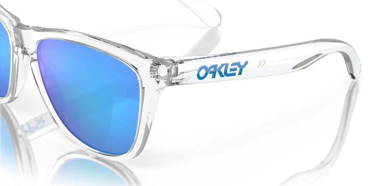 Oakley Frogskins Crystal Clear Frame with Prizm Sapphire Lens troggs