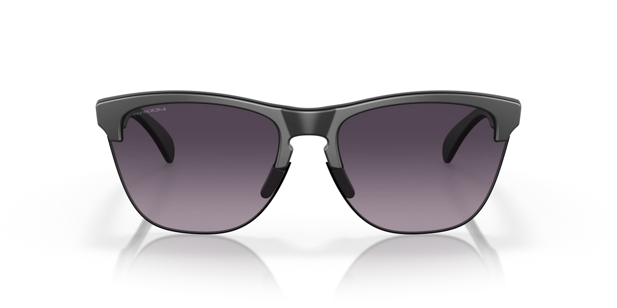 Oakley Frogskins Lite - Matte Black Frame with Prizm Grey Gradient Lens-Sunglasses-troggs.com