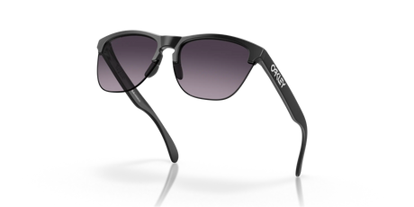 Oakley Frogskins Lite - Matte Black Frame with Prizm Grey Gradient Lens-Sunglasses-troggs.com