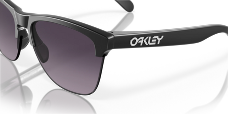 Oakley Frogskins Lite - Matte Black Frame with Prizm Grey Gradient Lens-Sunglasses-troggs.com