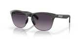Oakley Frogskins Lite - Matte Black Frame with Prizm Grey Gradient Lens-Sunglasses-troggs.com