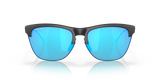 Oakley Frogskins Lite - Matte Black/Matte Clear Frame with Prizm Sapphire Lens-Sunglasses-troggs.com