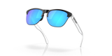 Oakley Frogskins Lite - Matte Black/Matte Clear Frame with Prizm Sapphire Lens-Sunglasses-troggs.com