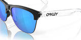 Oakley Frogskins Lite - Matte Black/Matte Clear Frame with Prizm Sapphire Lens-Sunglasses-troggs.com