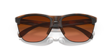 Oakley Frogskins Lite - Matte Brown Tortoise Frame with Prizm Brown Gradient Lens-Sunglasses-troggs.com