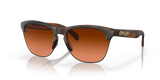 Oakley Frogskins Lite - Matte Brown Tortoise Frame with Prizm Brown Gradient Lens-Sunglasses-troggs.com