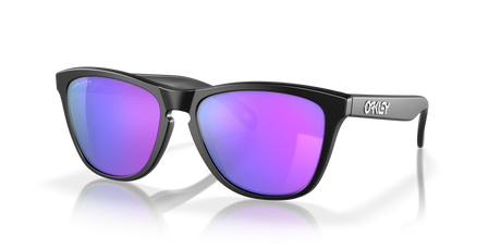Oakley Frogskins - Matte Black Frame with Prizm Violet Lens-Sunglasses-troggs.com