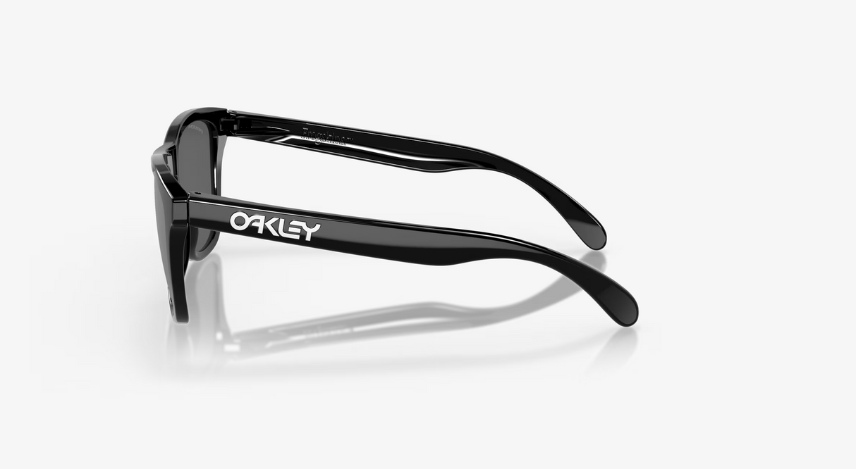 Oakley Frogskins - Polished Black Frame with Prizm Black Lens-Sunglasses-troggs.com