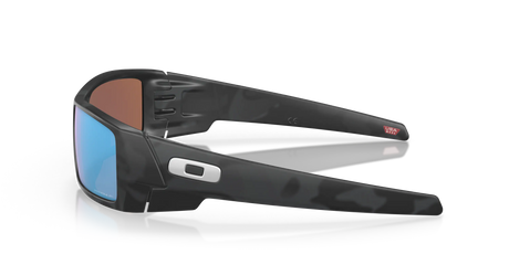Oakley Gascan - Matte Black Camo Frame with Prizm Deep Water Polarized Lens-Sunglasses-troggs.com
