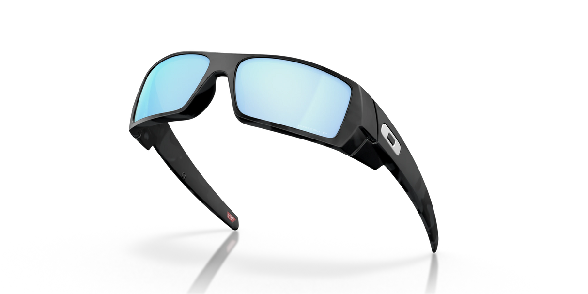 Oakley Gascan - Matte Black Camo Frame with Prizm Deep Water Polarized Lens-Sunglasses-troggs.com