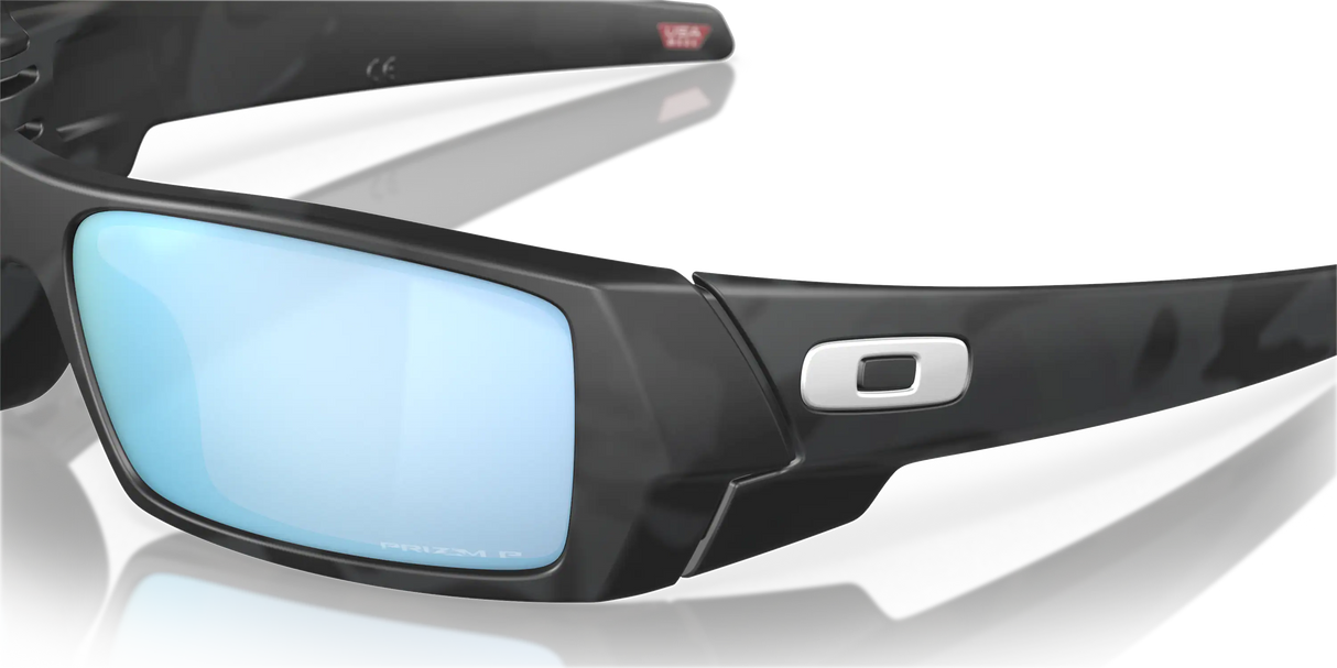 Oakley Gascan - Matte Black Camo Frame with Prizm Deep Water Polarized Lens-Sunglasses-troggs.com