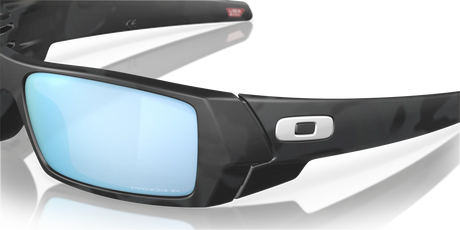 Oakley Gascan - Matte Black Camo Frame with Prizm Deep Water Polarized Lens-Sunglasses-troggs.com