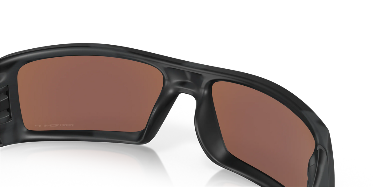 Oakley Gascan - Matte Black Camo Frame with Prizm Deep Water Polarized Lens-Sunglasses-troggs.com