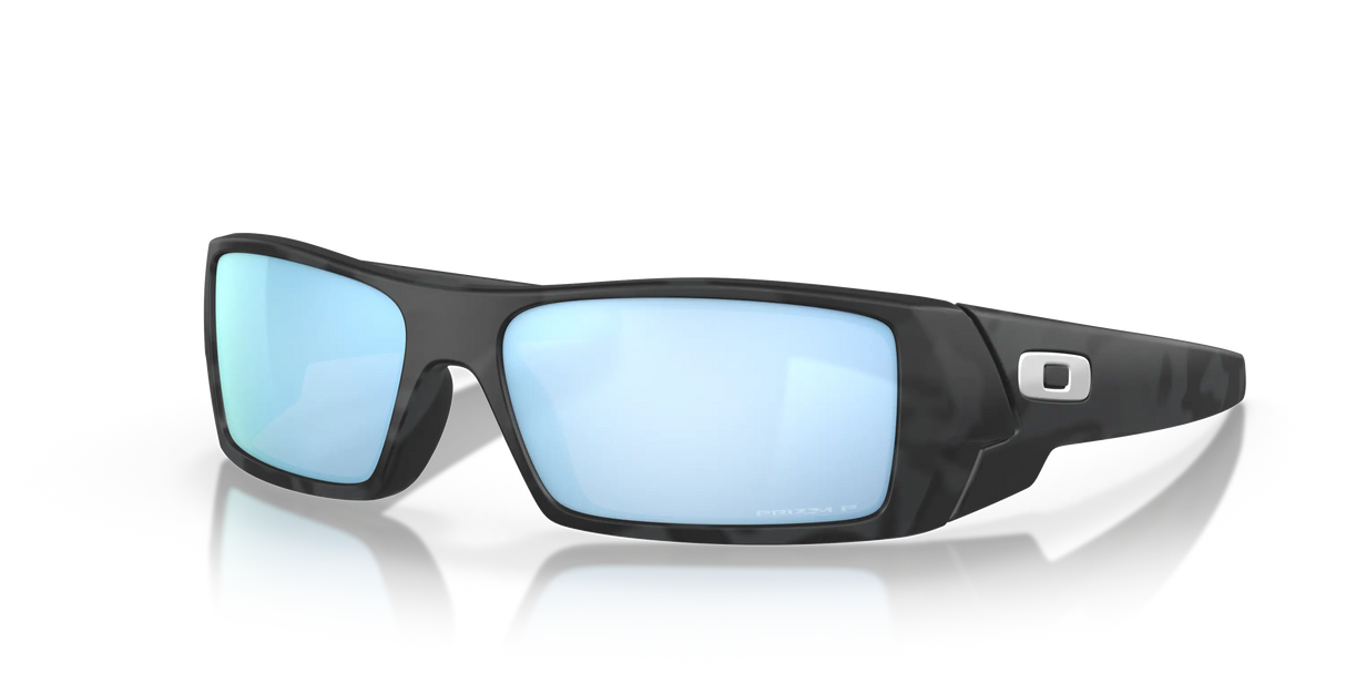 Oakley Gascan - Matte Black Camo Frame with Prizm Deep Water Polarized Lens-Sunglasses-troggs.com