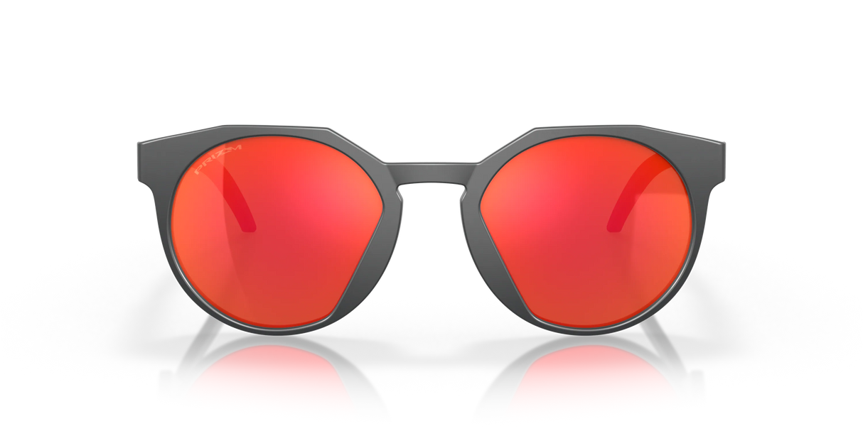 Oakley HSTN - Matte Carbon Frame with Prizm Ruby Lens-Sunglasses-troggs.com